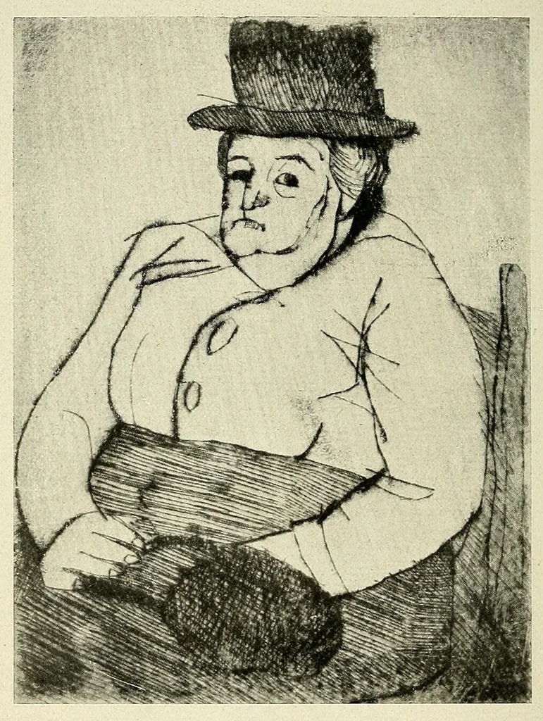 An illustration from Peggy Bacon, 1922, leaf 40