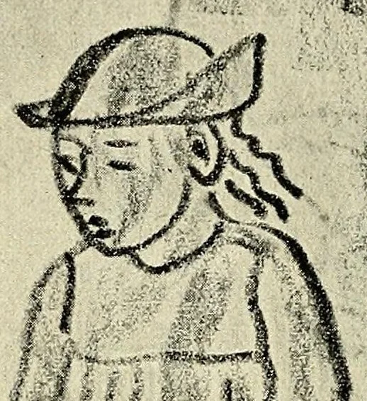 An illustration from Peggy Bacon, 1922, leaf 42