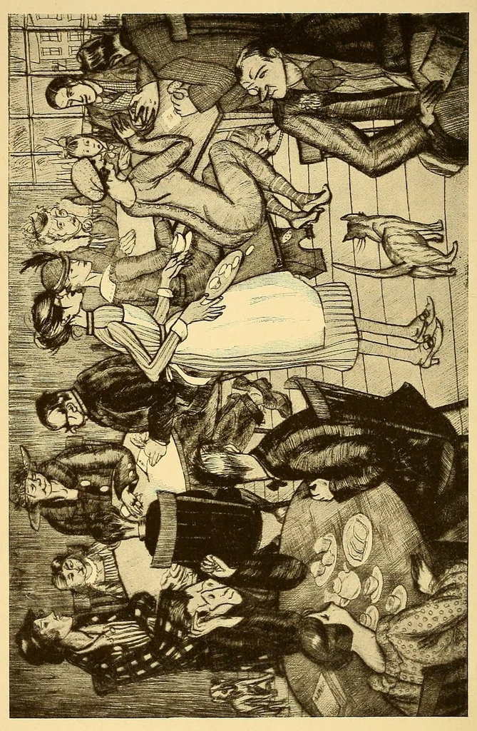 An illustration from Peggy Bacon, 1922, leaf 8