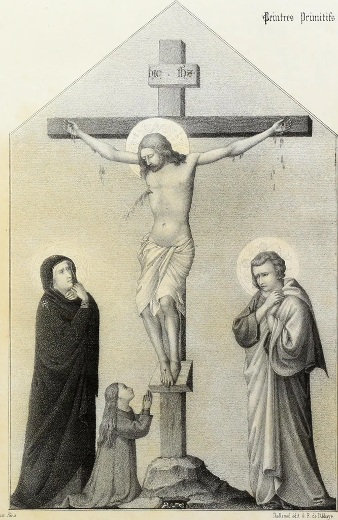 An illustration from Peintres primitifs; collection de tableaux rapportee d'Italie et publiee par le chevalier Artaud de Montor.., 1843, leaf 106