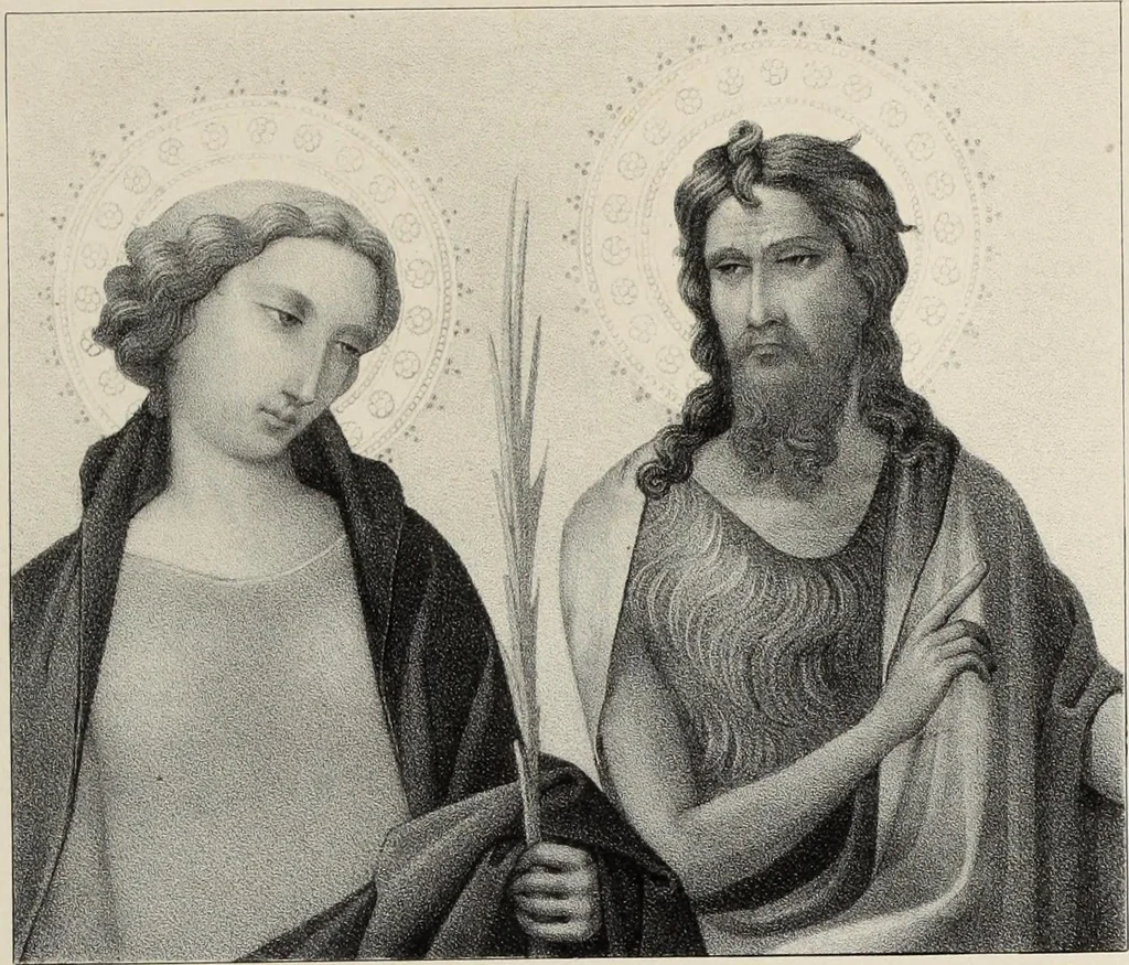 An illustration from Peintres primitifs; collection de tableaux rapportee d'Italie et publiee par le chevalier Artaud de Montor.., 1843, leaf 114