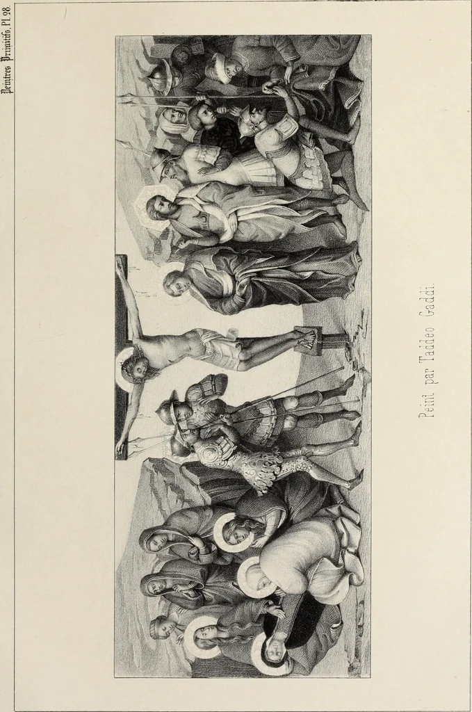An illustration from Peintres primitifs; collection de tableaux rapportee d'Italie et publiee par le chevalier Artaud de Montor.., 1843, leaf 120