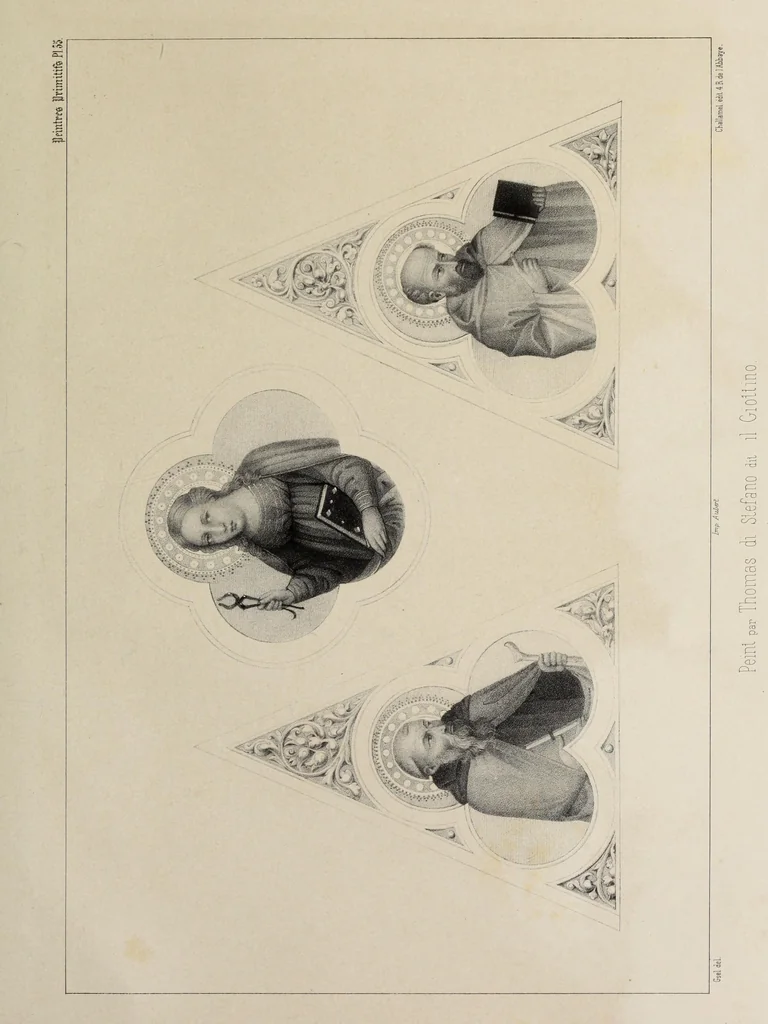 An illustration from Peintres primitifs; collection de tableaux rapportee d'Italie et publiee par le chevalier Artaud de Montor.., 1843, leaf 134