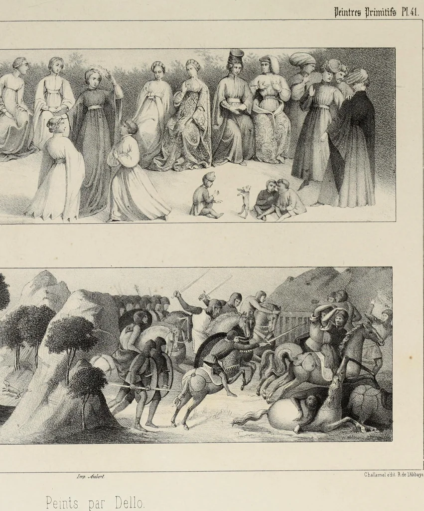 An illustration from Peintres primitifs; collection de tableaux rapportee d'Italie et publiee par le chevalier Artaud de Montor.., 1843, leaf 146