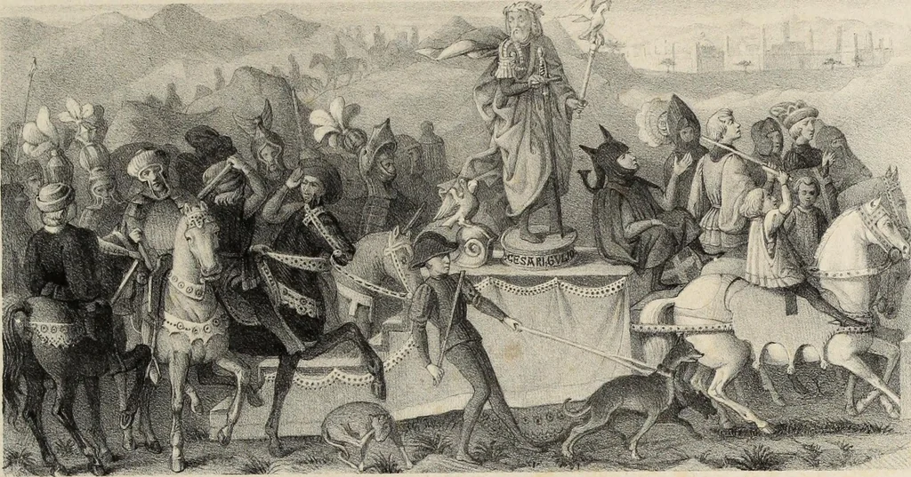 An illustration from Peintres primitifs; collection de tableaux rapportee d'Italie et publiee par le chevalier Artaud de Montor.., 1843, leaf 150