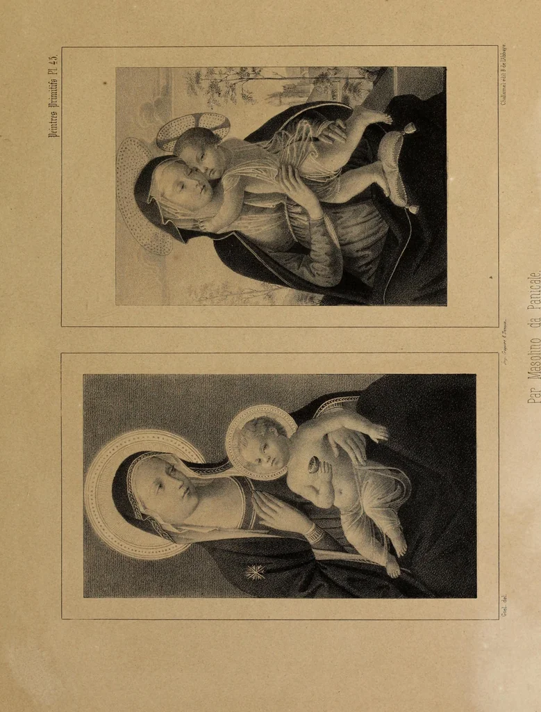 An illustration from Peintres primitifs; collection de tableaux rapportee d'Italie et publiee par le chevalier Artaud de Montor.., 1843, leaf 154