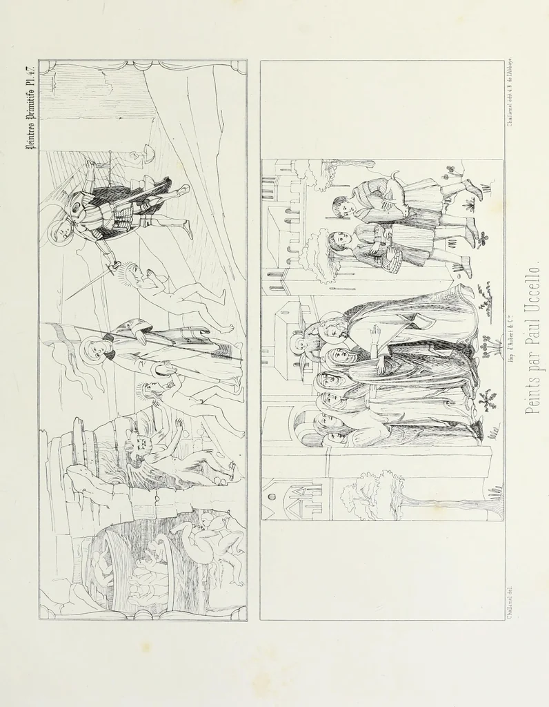 An illustration from Peintres primitifs; collection de tableaux rapportee d'Italie et publiee par le chevalier Artaud de Montor.., 1843, leaf 158
