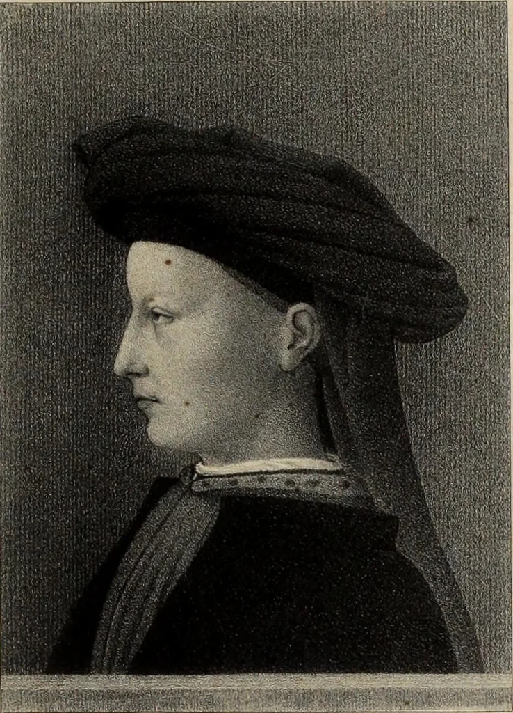 An illustration from Peintres primitifs; collection de tableaux rapportee d'Italie et publiee par le chevalier Artaud de Montor.., 1843, leaf 162