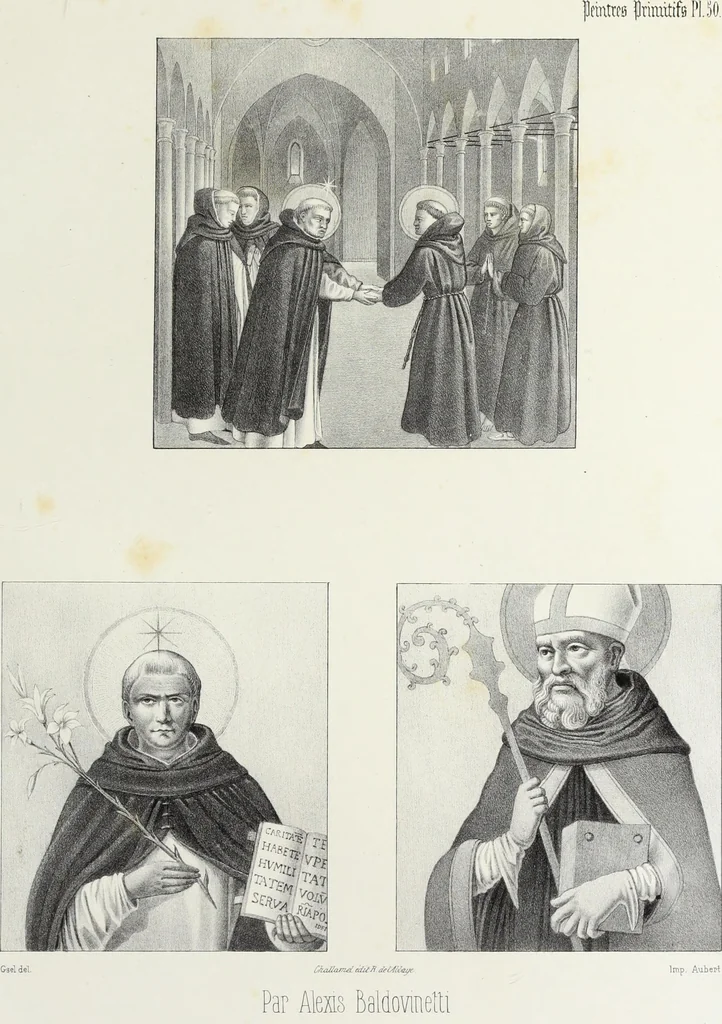 An illustration from Peintres primitifs; collection de tableaux rapportee d'Italie et publiee par le chevalier Artaud de Montor.., 1843, leaf 164
