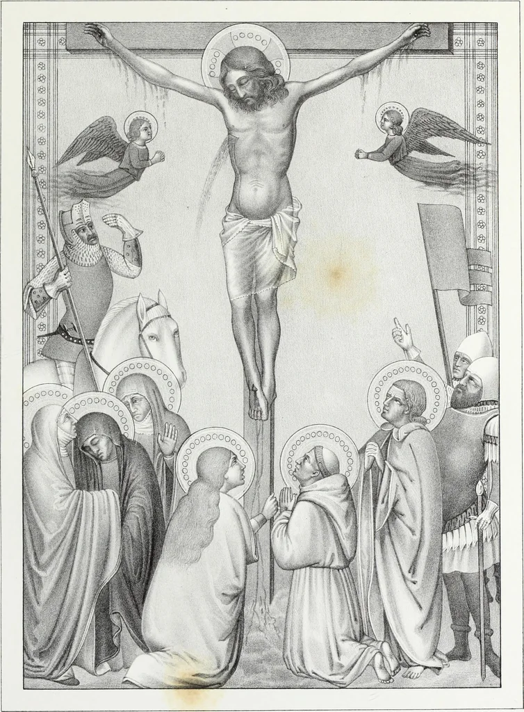 An illustration from Peintres primitifs; collection de tableaux rapportee d'Italie et publiee par le chevalier Artaud de Montor.., 1843, leaf 172
