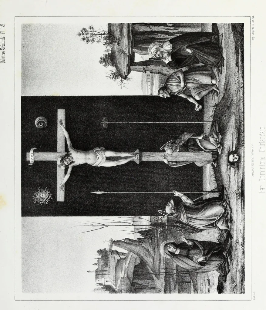 An illustration from Peintres primitifs; collection de tableaux rapportee d'Italie et publiee par le chevalier Artaud de Montor.., 1843, leaf 182