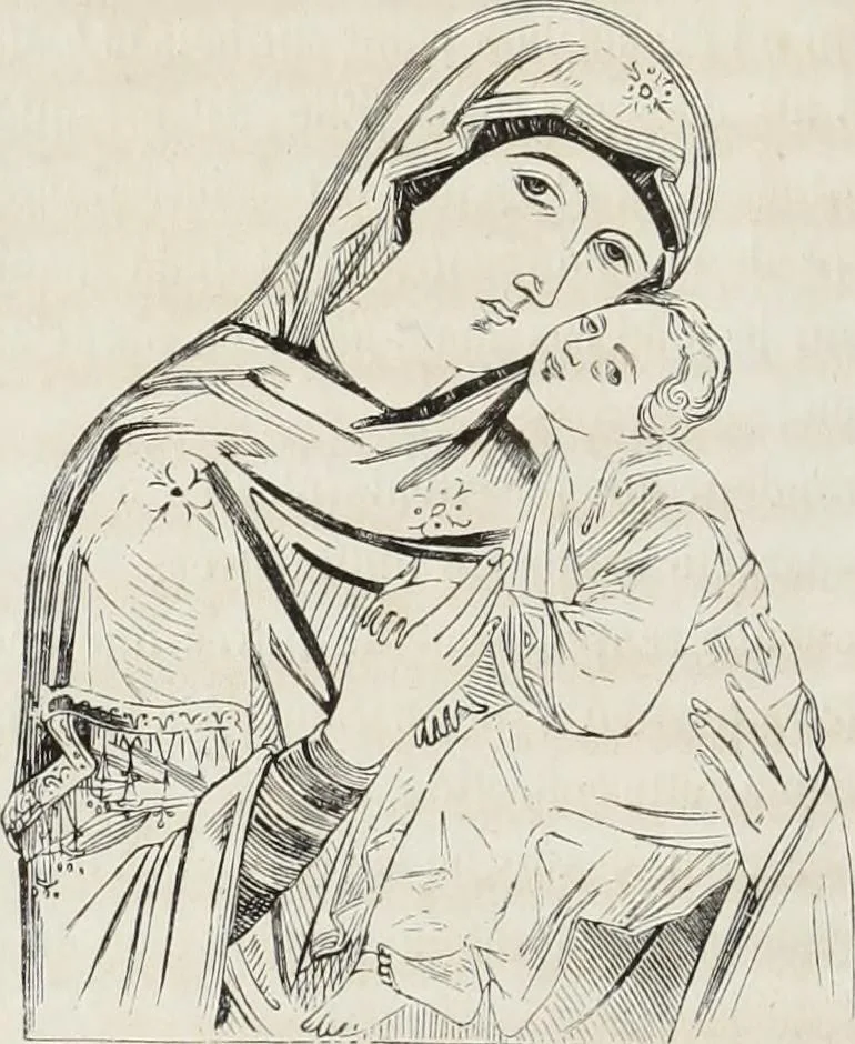 An illustration from Peintres primitifs; collection de tableaux rapportee d'Italie et publiee par le chevalier Artaud de Montor.., 1843, leaf 31
