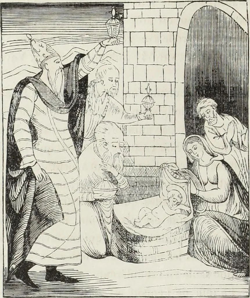 An illustration from Peintres primitifs; collection de tableaux rapportee d'Italie et publiee par le chevalier Artaud de Montor.., 1843, leaf 33