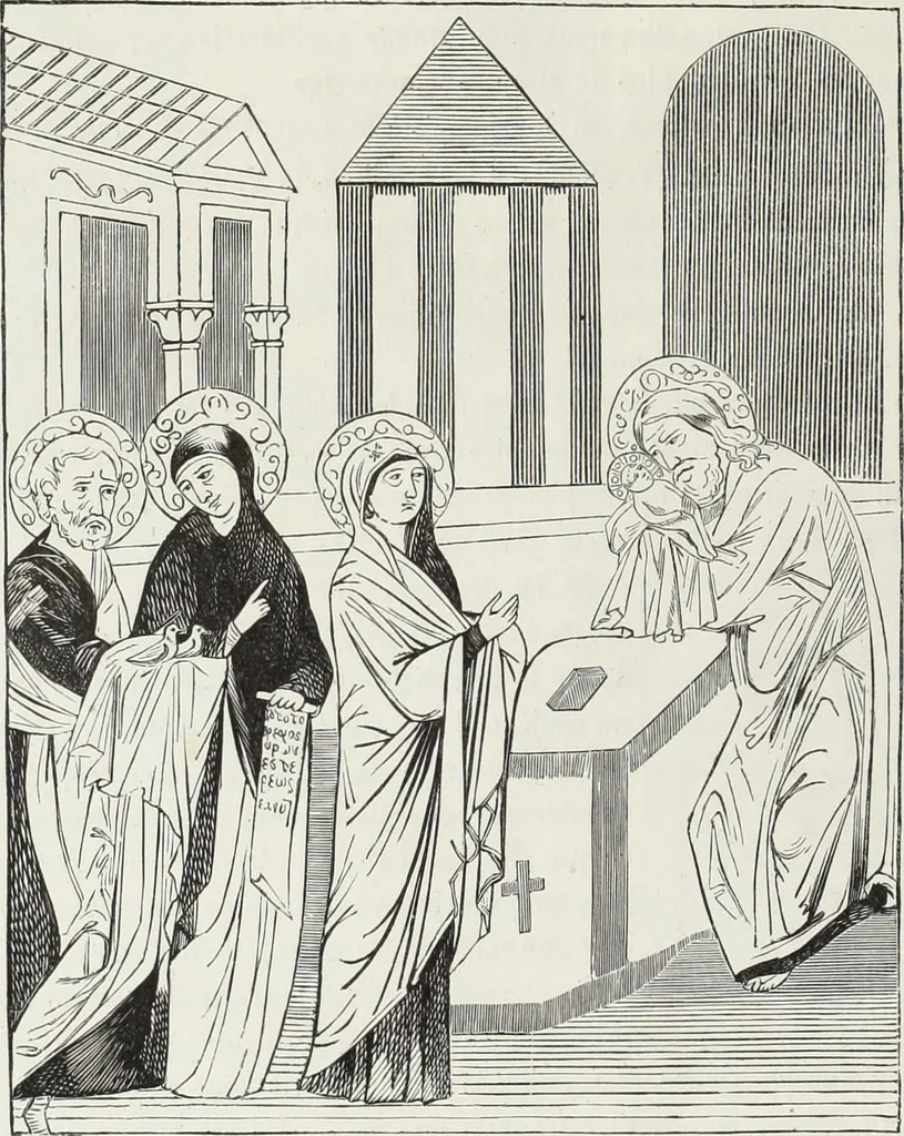 An illustration from Peintres primitifs; collection de tableaux rapportee d'Italie et publiee par le chevalier Artaud de Montor.., 1843, leaf 35