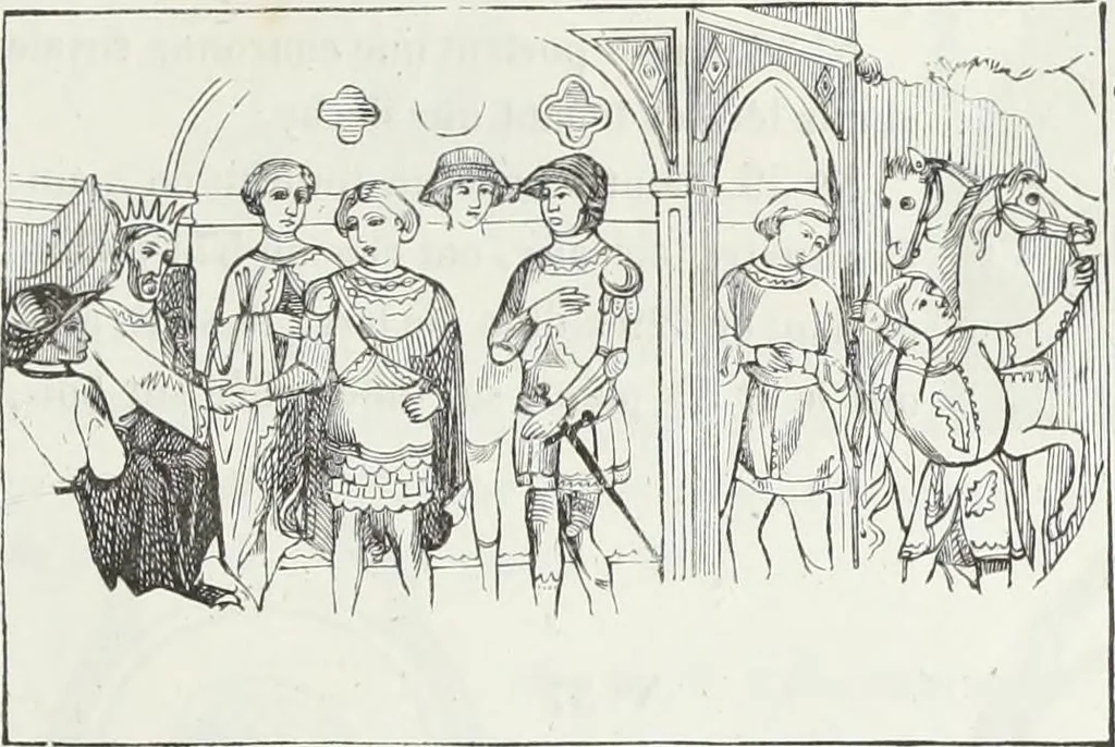 An illustration from Peintres primitifs; collection de tableaux rapportee d'Italie et publiee par le chevalier Artaud de Montor.., 1843, leaf 38