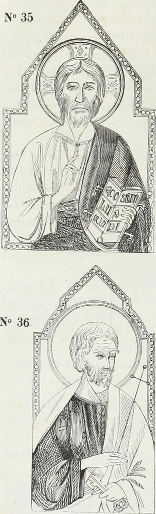 An illustration from Peintres primitifs; collection de tableaux rapportee d'Italie et publiee par le chevalier Artaud de Montor.., 1843, leaf 39