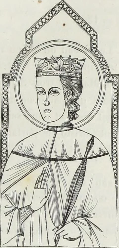 An illustration from Peintres primitifs; collection de tableaux rapportee d'Italie et publiee par le chevalier Artaud de Montor.., 1843, leaf 40