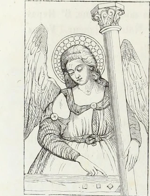 An illustration from Peintres primitifs; collection de tableaux rapportee d'Italie et publiee par le chevalier Artaud de Montor.., 1843, leaf 43
