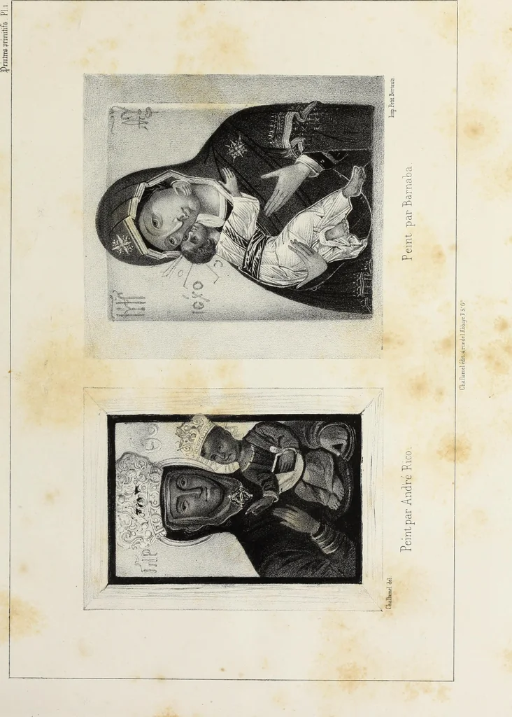 An illustration from Peintres primitifs; collection de tableaux rapportee d'Italie et publiee par le chevalier Artaud de Montor.., 1843, leaf 66