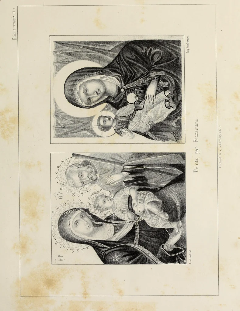 An illustration from Peintres primitifs; collection de tableaux rapportee d'Italie et publiee par le chevalier Artaud de Montor.., 1843, leaf 68