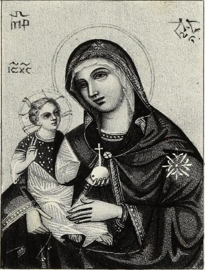 An illustration from Peintres primitifs; collection de tableaux rapportee d'Italie et publiee par le chevalier Artaud de Montor.., 1843, leaf 70