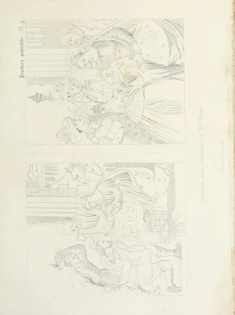 An illustration from Peintres primitifs; collection de tableaux rapportee d'Italie et publiee par le chevalier Artaud de Montor.., 1843, leaf 82