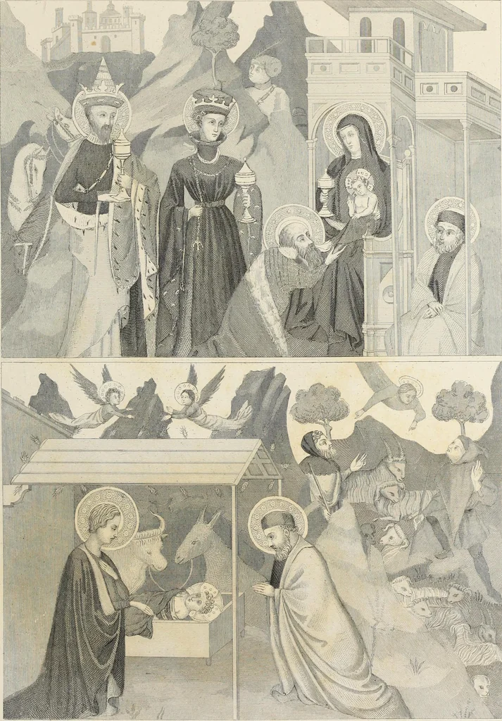 An illustration from Peintres primitifs; collection de tableaux rapportee d'Italie et publiee par le chevalier Artaud de Montor.., 1843, leaf 86