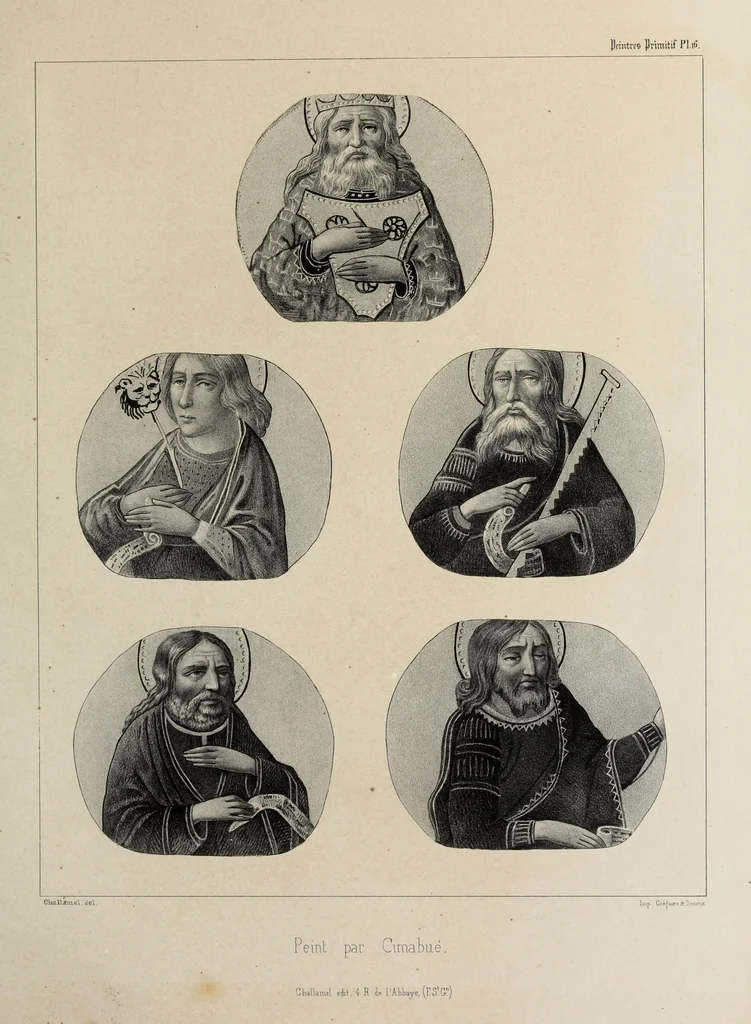 An illustration from Peintres primitifs; collection de tableaux rapportee d'Italie et publiee par le chevalier Artaud de Montor.., 1843, leaf 96