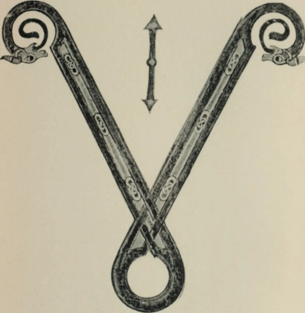 An illustration from Peintures et initiales de la première [et seconde] Bible de Charles le Chauve, 1911, leaf 144