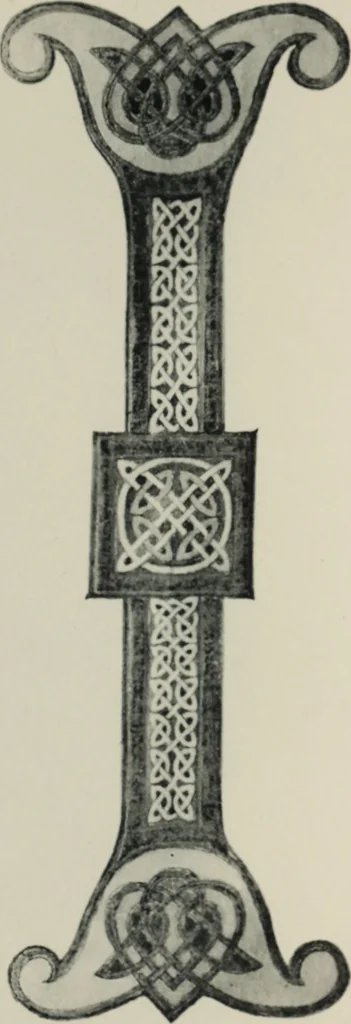 An illustration from Peintures et initiales de la première [et seconde] Bible de Charles le Chauve, 1911, leaf 66