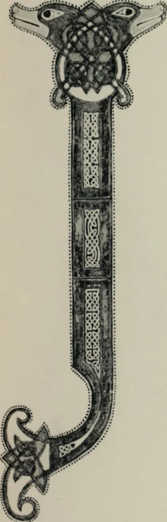 An illustration from Peintures et initiales de la première [et seconde] Bible de Charles le Chauve, 1911, leaf 68