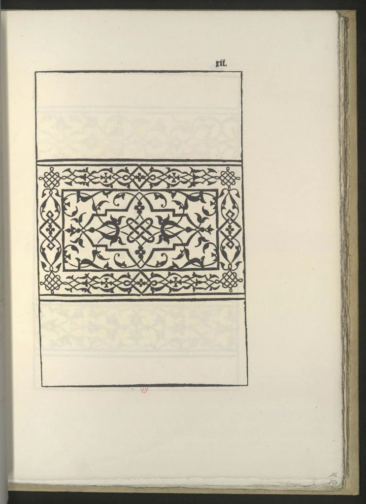 An illustration from La fleur de la science de pourtraicture Et patrons de broderie. facon arabicque et ytalique, 1530, leaf 23