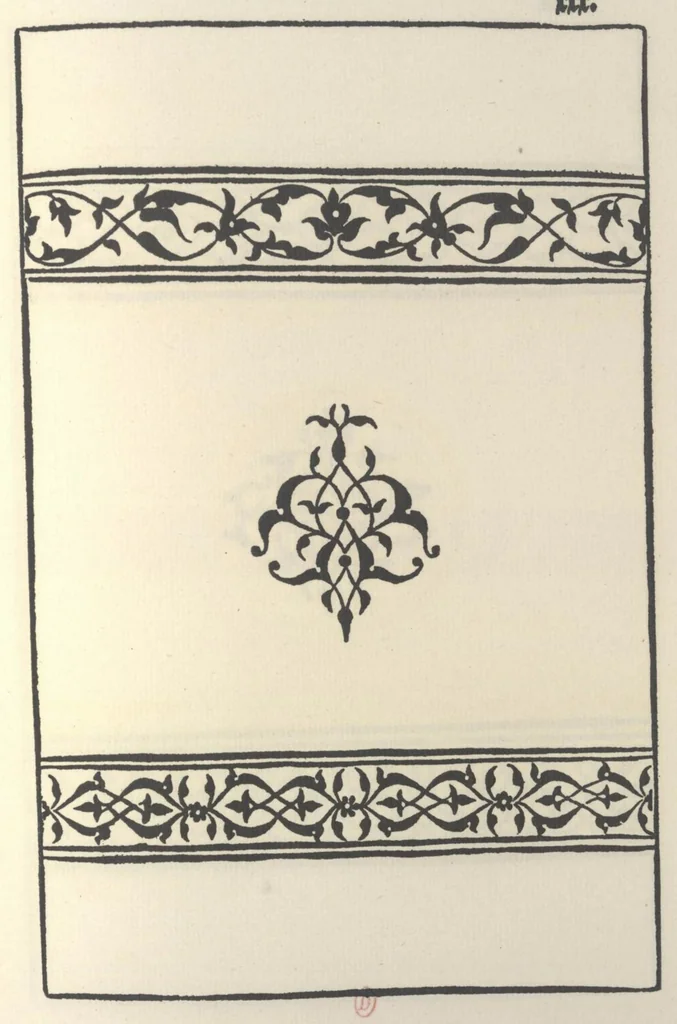 An illustration from La fleur de la science de pourtraicture Et patrons de broderie. facon arabicque et ytalique, 1530, leaf 41