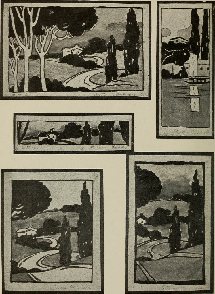 An illustration from Pencil and brush. Art in the Minneapolis schools .., 1916, leaf 47