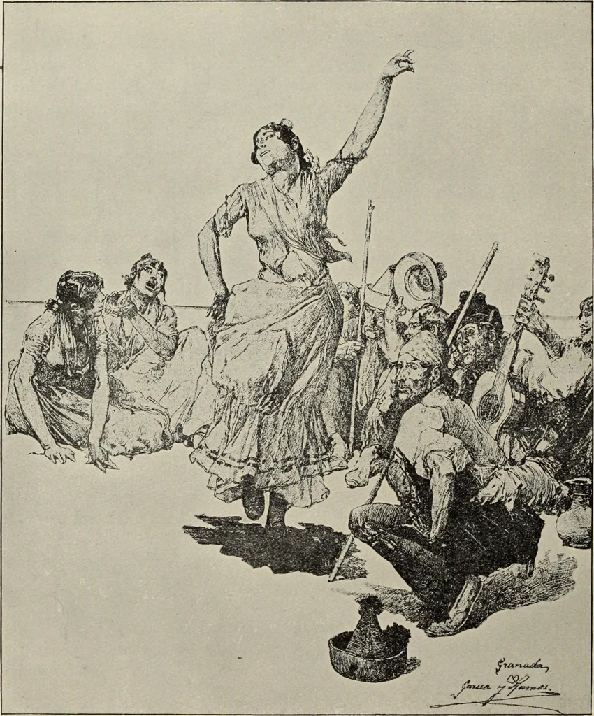 An illustration from Pen drawing and pen draughtsmen : their work and their methods : a study of the art today with technical suggestions, 1920, leaf 101