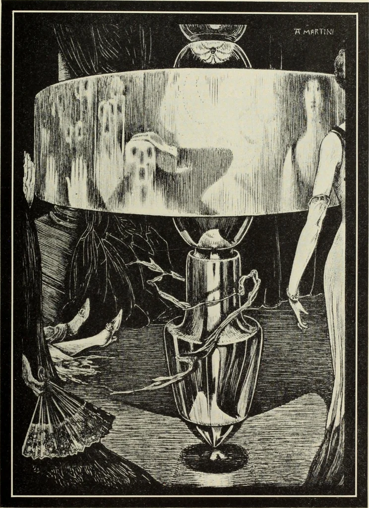An illustration from Pen drawing and pen draughtsmen : their work and their methods : a study of the art today with technical suggestions, 1920, leaf 102