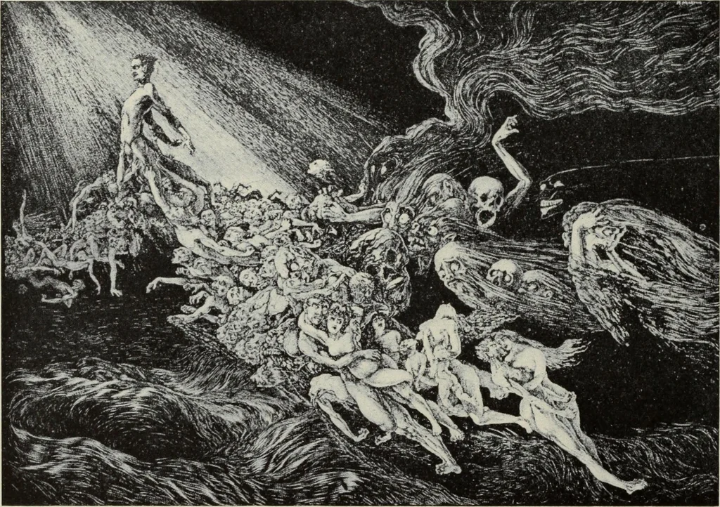 An illustration from Pen drawing and pen draughtsmen : their work and their methods : a study of the art today with technical suggestions, 1920, leaf 103