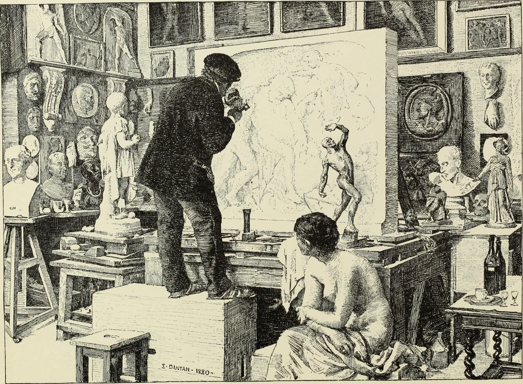 An illustration from Pen drawing and pen draughtsmen : their work and their methods : a study of the art today with technical suggestions, 1920, leaf 116