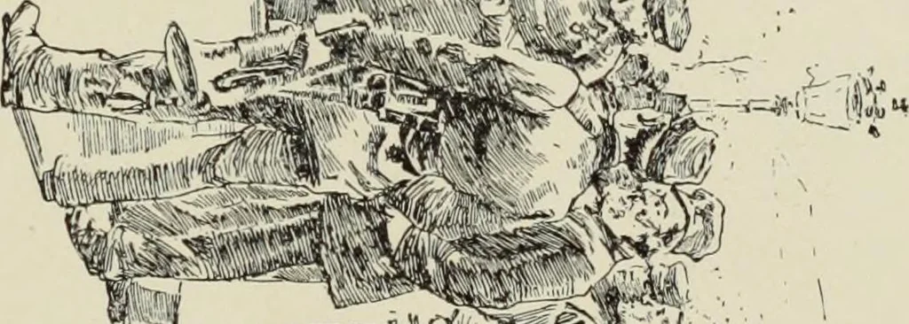 An illustration from Pen drawing and pen draughtsmen : their work and their methods : a study of the art today with technical suggestions, 1920, leaf 118