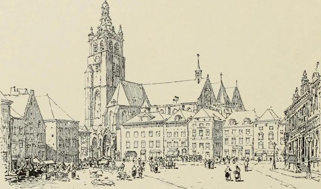 An illustration from Pen drawing and pen draughtsmen : their work and their methods : a study of the art today with technical suggestions, 1920, leaf 123