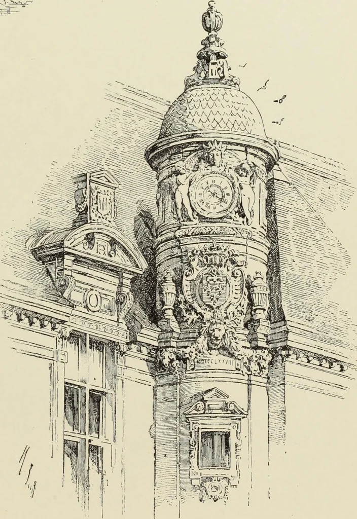 An illustration from Pen drawing and pen draughtsmen : their work and their methods : a study of the art today with technical suggestions, 1920, leaf 124