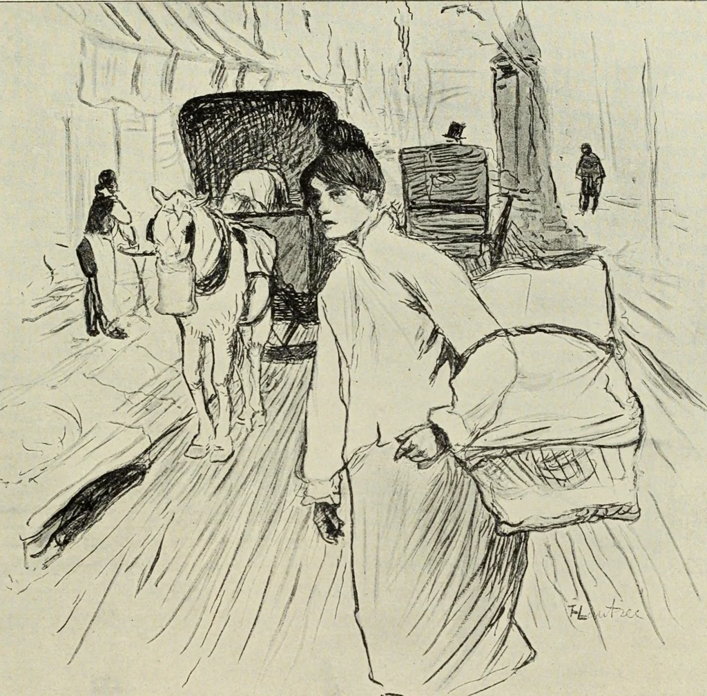 An illustration from Pen drawing and pen draughtsmen : their work and their methods : a study of the art today with technical suggestions, 1920, leaf 162