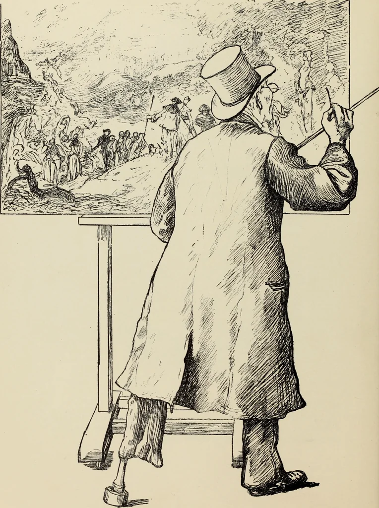 An illustration from Pen drawing and pen draughtsmen : their work and their methods : a study of the art today with technical suggestions, 1920, leaf 167