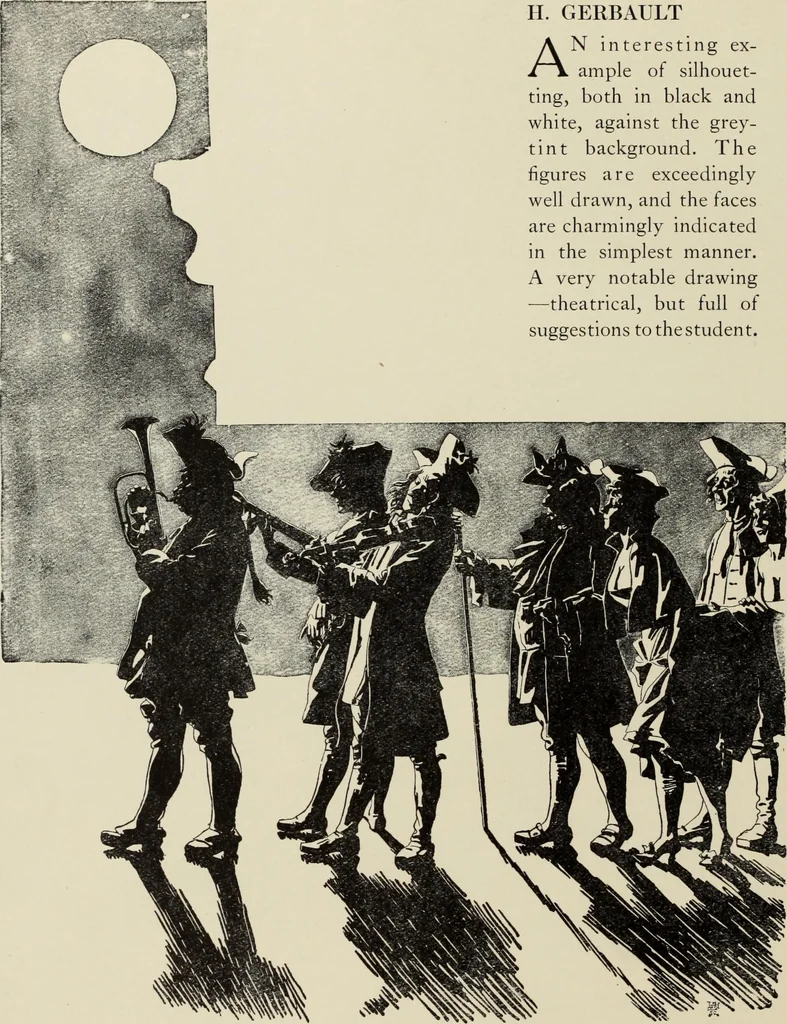 An illustration from Pen drawing and pen draughtsmen : their work and their methods : a study of the art today with technical suggestions, 1920, leaf 171