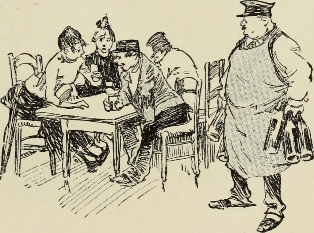 An illustration from Pen drawing and pen draughtsmen : their work and their methods : a study of the art today with technical suggestions, 1920, leaf 172