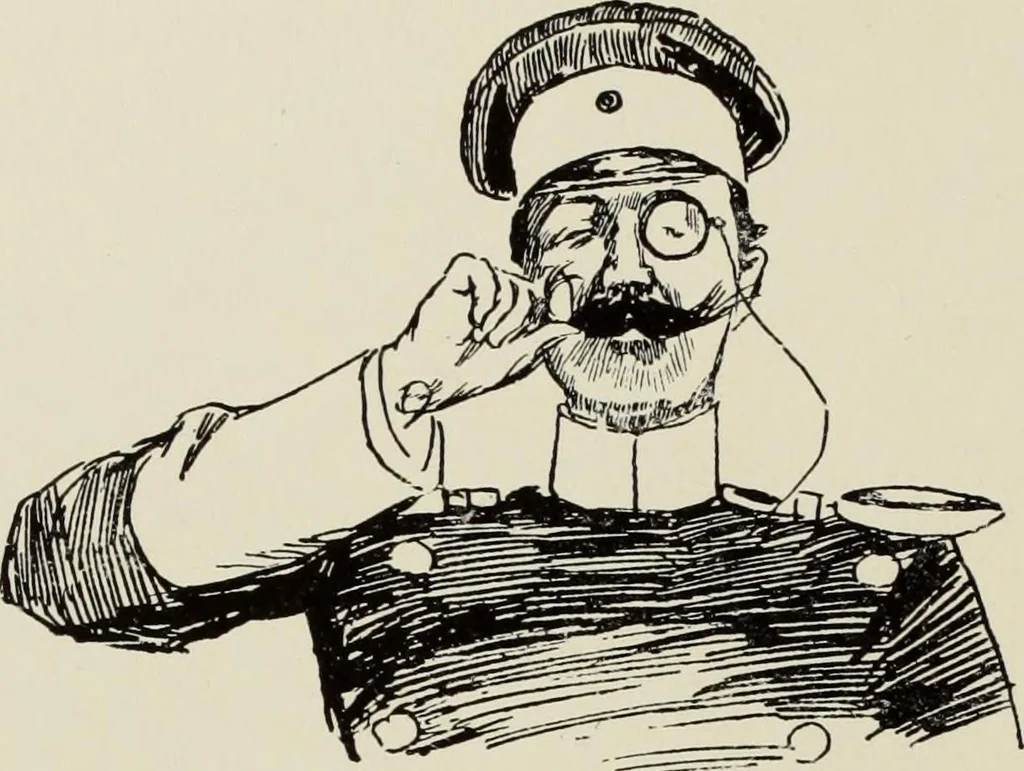 An illustration from Pen drawing and pen draughtsmen : their work and their methods : a study of the art today with technical suggestions, 1920, leaf 185