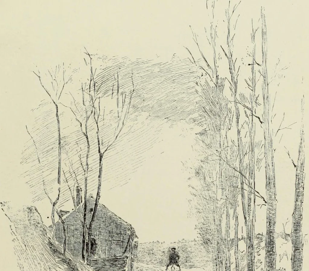 An illustration from Pen drawing and pen draughtsmen : their work and their methods : a study of the art today with technical suggestions, 1920, leaf 194