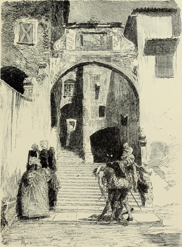 An illustration from Pen drawing and pen draughtsmen : their work and their methods : a study of the art today with technical suggestions, 1920, leaf 196