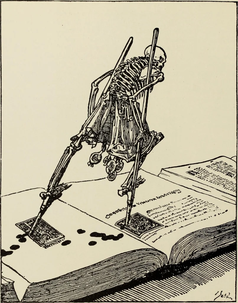 An illustration from Pen drawing and pen draughtsmen : their work and their methods : a study of the art today with technical suggestions, 1920, leaf 199