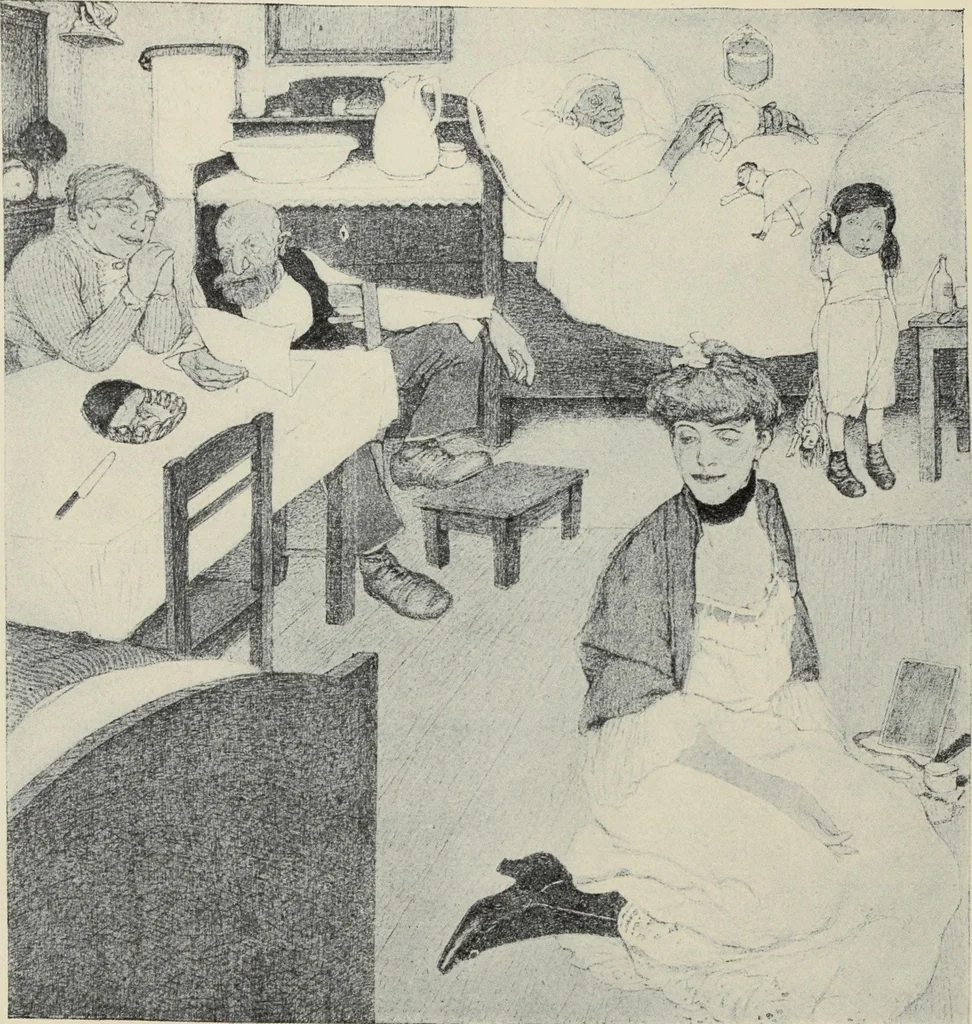 An illustration from Pen drawing and pen draughtsmen : their work and their methods : a study of the art today with technical suggestions, 1920, leaf 201
